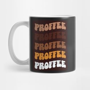 Proffee Protein Coffee Lover Caffeine Books and Coffee Lover Coffee Club Lover Mug